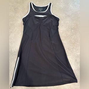 Athleta active wear black dress, small